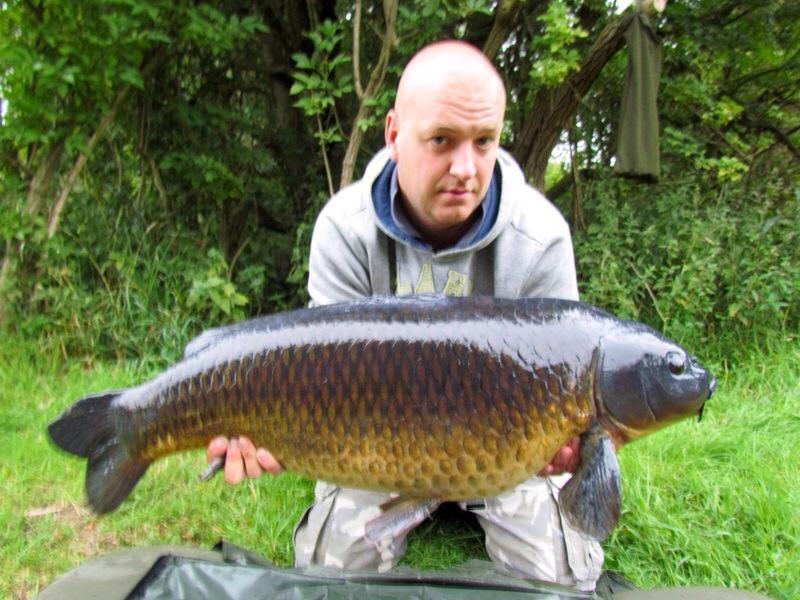 James Jordan holding a long dark Common caught from his syndicate which weighed 29lb on the dot.  Well done James!**5th November 2013** 
